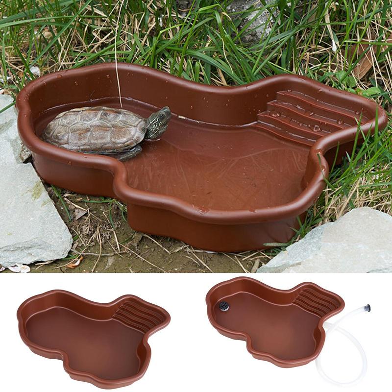 Water Dish Reptile - Piatto per l'alimentazione delle tartarughe, piscina