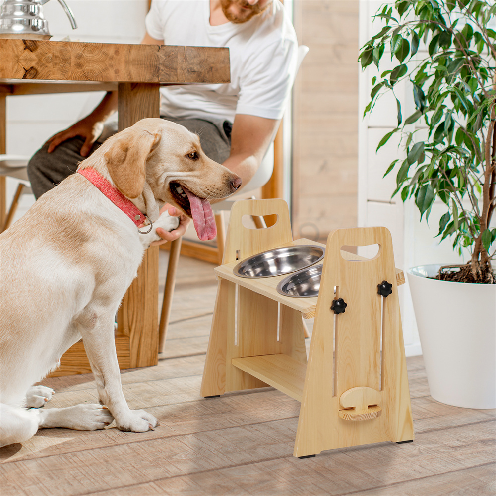 Royal Canin Food Medium - Ciotole Rialzate Regolabili in Altezza per